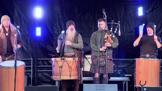 quotScotland the Bravequot mix by Scottish band Clanadonia during Perths 2022 Robert Burns Celebrations [upl. by Shushan]