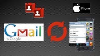 Sync Gmail Google mail amp iPhone or iPad contacts [upl. by Phelgon308]