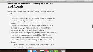 Cloudera Administration  Revision for CCA 131  Install  Setup Cloudera Manager Server and Agents [upl. by Esilegna]