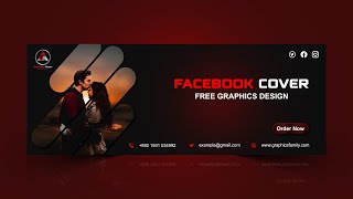 How to Create Professional Facebook Cover Photo in Photoshop CC 2020 [upl. by Jenda]