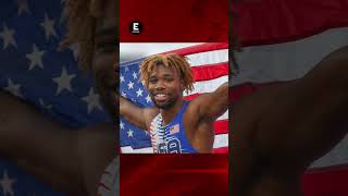 Noah Lyles se convierte en el hombre más rápido del mundo en París [upl. by Shepley]