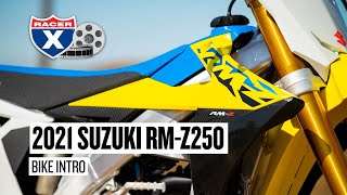 2021 Suzuki RMZ250 Motorcycle Bike Introduction Test  Racer X Films [upl. by Bing]