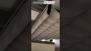 Pleated Patio Shading system  InDesign Blinds Australia [upl. by Gore]