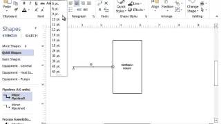 Chemical Engineering Block Flow Diagrams in Microsoft Visio [upl. by Anam]