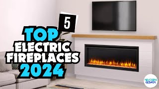 ✅Top 5 Electric Fireplaces 2024 ✅ Only 5 Worth Considering [upl. by Moia652]