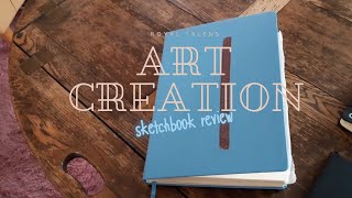 Sketchbook review Art creation by Royal talens [upl. by Irrac712]