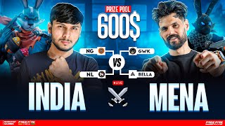 INDIA BD vs MENA QUARTER FINAL DAY  3 🔥🏆 DO OR DIE 🥵 NG GWK NL BM nonstopgaming free fire live [upl. by Haliek]