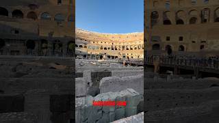 Walking inside colosseum rome italy subscribe now colosseum italy blog romeexplore [upl. by Arihsan]