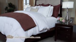 How To Get The Hotel Bed Look At Home  DOWNLITE [upl. by Elahcim811]