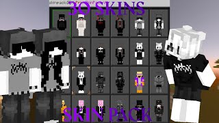 30 skins Minecraft Bedrock Cosmetic Skin Pack With Capes Works On The Hive [upl. by Jessee]