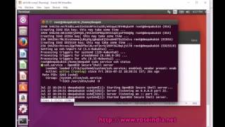 How to install ssh on Ubuntu 1604 LTS and enable ssh [upl. by Elyrehc]