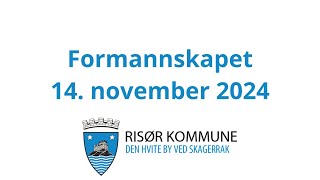 Formannskapet i Risør 14 november 2024 [upl. by Anirbed]