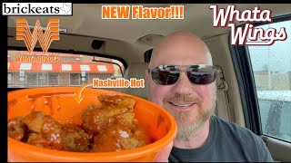 Whataburger NEW Nashville Hot Whata Wings REVIEW Overpriced and bland brickeats [upl. by Maunsell]