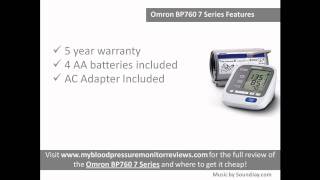 Omron BP760 7 Series Review  Upper Arm Blood Pressure Monitor [upl. by Lilas]