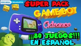 🎮SUPER MEGA PACK 80 JUEGOS DE GAME BOY ADVANCE PARA ANDROID Y PC EN ESPAÑOL POR MEDIAFIRE 2022 😉 [upl. by Dodge]