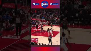 Shaedon Sharpes Epic Putback Dunk nba basketball slamdunk [upl. by Gerrilee]