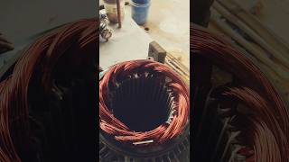 3 phase induction motor 20HP 1440 RPM 😱 3phase induction motor windingmachine releted video [upl. by Hendren]