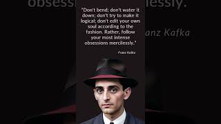 Franz Kafkas SHOCKING Quotes That Will Change Your Life shorts [upl. by Telrats]