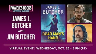 James J Butcher presents Dead Man’s Hand in conversation with Jim Butcher [upl. by Deloria]