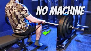 Seated Barbell Calf Raises  Strong Calves Without a Machine [upl. by Yoshi494]