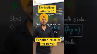 Derivative min 15  Function raise to the power FUNCTION  maths k2institute [upl. by Ycats]