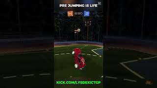 PRE JUMPING TO SAVE THE PLAY 😱 rocketleague rocketleaguefreestyle [upl. by Machos45]