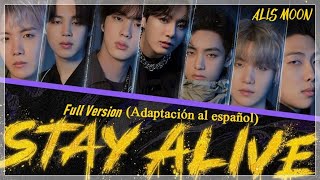 JUNGKOOK BTS  Stay Alive Prod SUGA  Full Version AdaptaciónCover en español [upl. by Sallyanne]