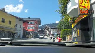 Autofahrt Kirchberg in Tirol Brixental Austria [upl. by Leehar1]