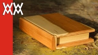 Wooden book keepsake box Valentines Day gift idea [upl. by Dragoon993]