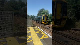 GWR 158768 and 158750 passing woolston on a service to Portsmouth harbour [upl. by Accem647]