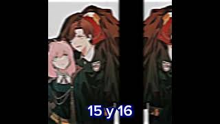 Damian x Anya love ages 💕 Anya Damian edit viral anime anyaxdamian [upl. by Nadabas331]