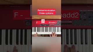 Reharmonization options which one’s fits your mood today jazzchords [upl. by Wenz]