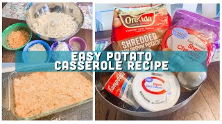 Easy Potato Casserole Recipe  Cook With Me [upl. by Ojeibbob]