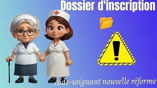 Dossiers 📂 dinscription dentrée en ifas aide soignant 20242025 [upl. by Nnyleahs139]