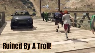 Restarting For An Idiot Troll  GTA 5 Gfred [upl. by Eelir]