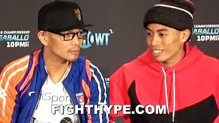 NONITO DONAIRE VS REYMART GABALLO FINAL PRESS CONFERENCE amp FACE OFF [upl. by Aimekahs306]