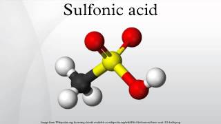 Sulfonic acid [upl. by Rodoeht]