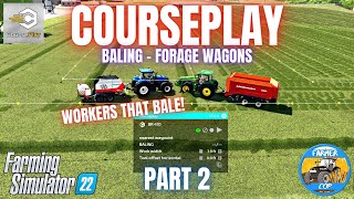 COURSEPLAY GUIDE  PART 2  Farming Simulator 22 [upl. by Aiht609]