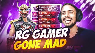 Angry YouTuber 🤬 RG Gamer Laughs After Losing A Game In Region Top 1 Lobby 🤯 Free Fire Max [upl. by Neirod]