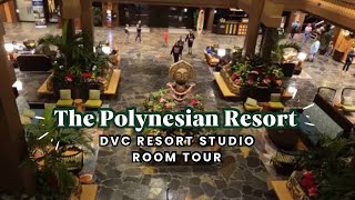 Walt Disney World Polynesian Resort  Resort Studio Room Tour [upl. by Ivzt]