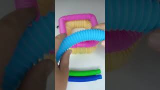 Pop tube voicing satisfying asmrtoys poptubesoundcreativesatisfyingvideo funnydiycutshorts [upl. by Caundra]