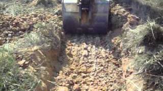 580 Super L backhoe digging NC Clay [upl. by Laurence999]