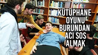 KÜTÜPHANE OYUNU BURUNDAN ACI SOS ALMAK [upl. by Dougall975]