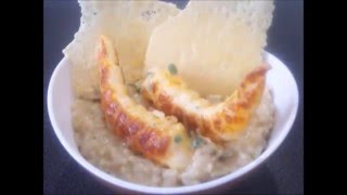 Risotto aux champignons et tuile de parmesan [upl. by Grand]