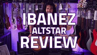 Ibanez Altstar Review  The Acoustic Guitar That Plays Like an Electric Guitar [upl. by Atikir]