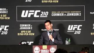 Chris Weidman  UFC 210 postfight presser [upl. by Ojibbob]