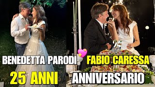 Benedetta Parodi e Fabio Caressa hanno festeggiato il loro anniversario di matrimonio 25 anni [upl. by Evelyn]