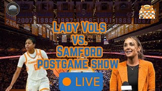 Lady Vols vs Samford Live Postgame Show [upl. by Ettevets]