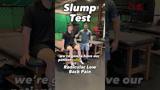 Slump Test  Neurodynamic Test  Radicular Low Back Pain Examination [upl. by Jacey]