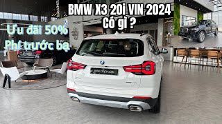 BMW X3 20i VIN 2024 tại Việt Nam giá 1855 Tỷ [upl. by Bela960]